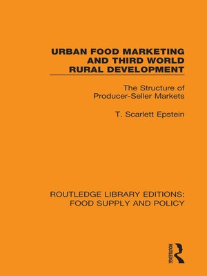 cover image of Urban Food Marketing and Third World Rural Development